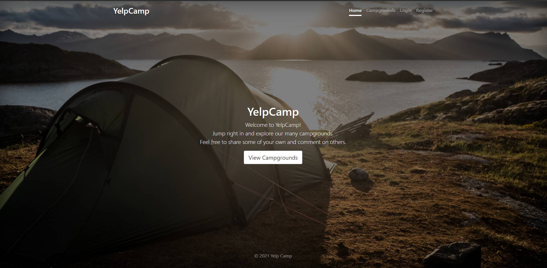 Webkurs: Campgrounds